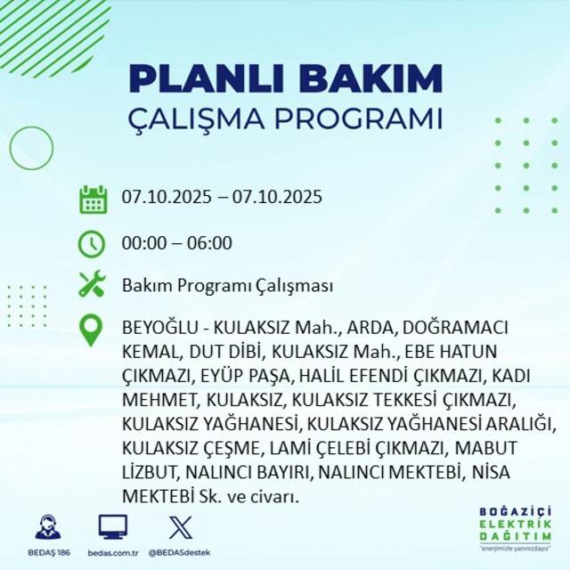 Bugün İstanbul karanlığa bürünecek! BEDAŞ açıkladı: 23 ilçede elektrikler kesilecek 55